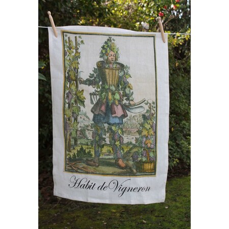 Elk Studio Habit de Vigneron Linen Towel TWL09